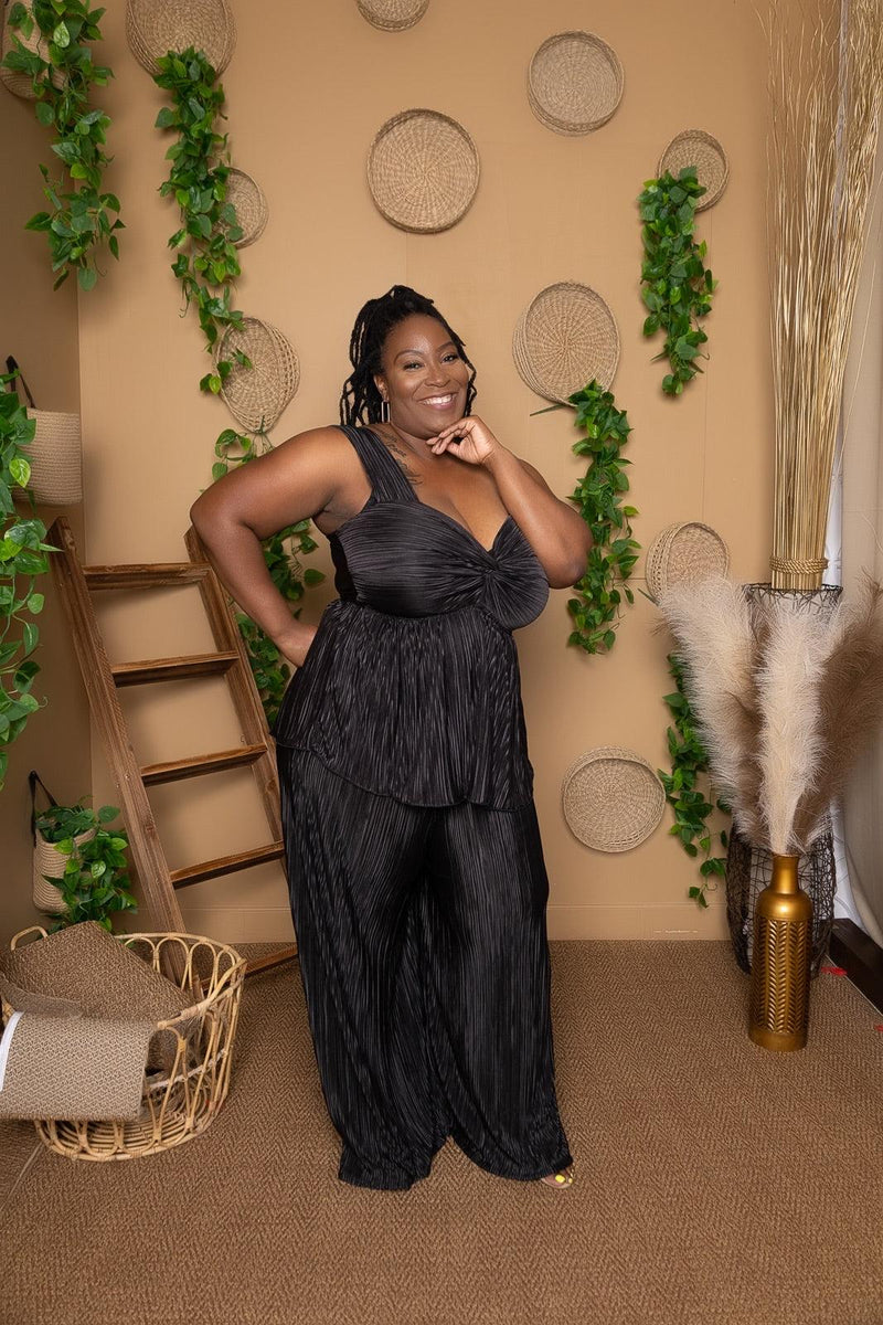 Imani Plus Size Black Set