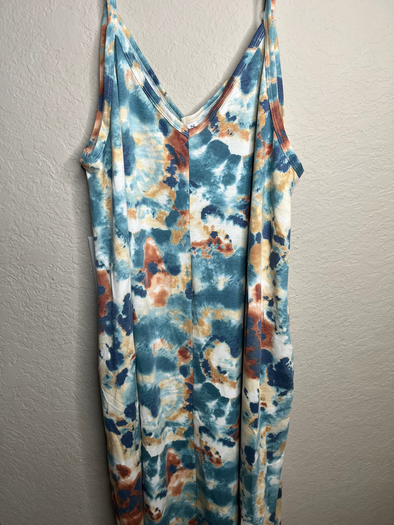 Elise V-Neck Maxi Sundress - REBEL PLUSH BOUTIQUE