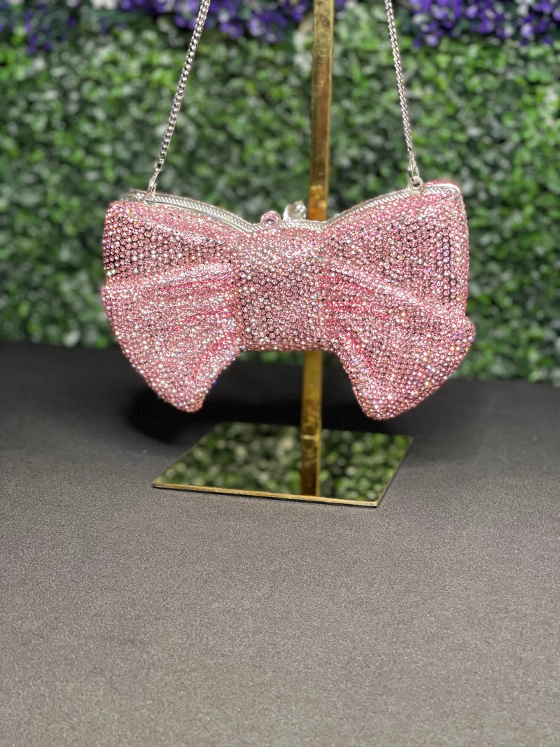 Bowtie Glam Clutch - REBEL PLUSH BOUTIQUE