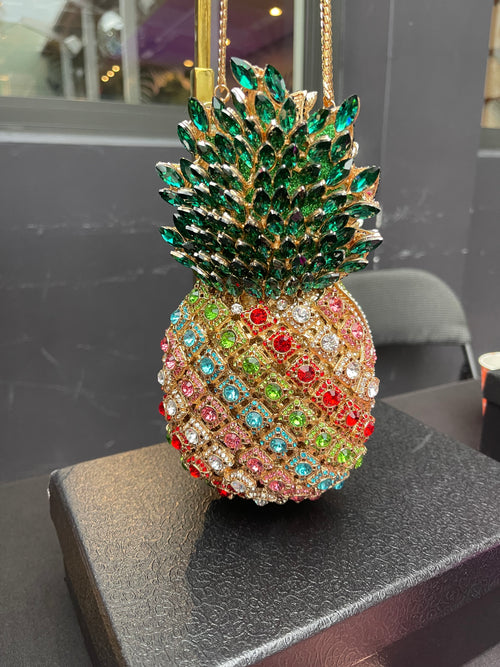 Glami Pineapple Clutch - REBEL PLUSH BOUTIQUE